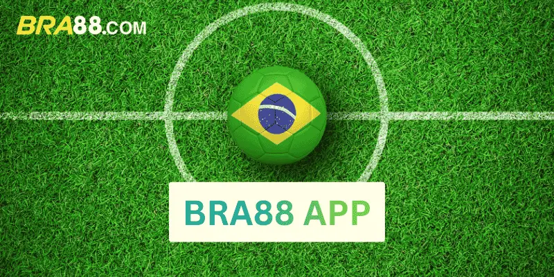 BRA88 App em smartphone com acesso mobile à plataforma de cassino online e apostas esportivas