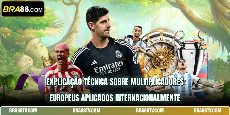 Explicação técnica sobre multiplicadores europeus aplicados internacionalmente