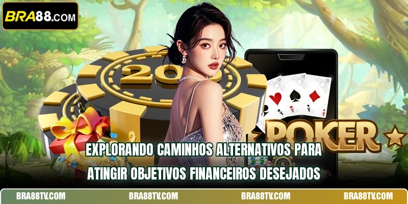 Explorando caminhos alternativos para atingir objetivos financeiros desejados