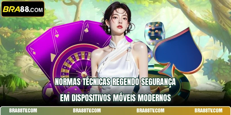 Normas técnicas regendo segurança em dispositivos móveis modernos