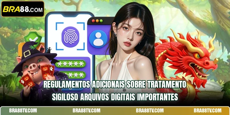 Regulamentos adicionais sobre tratamento sigiloso arquivos digitais importantes